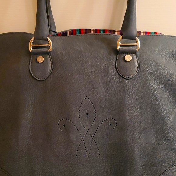 Royal Albartross Large Bag Purse Tote Deep Teal Green Leather New - Picture 5 of 12